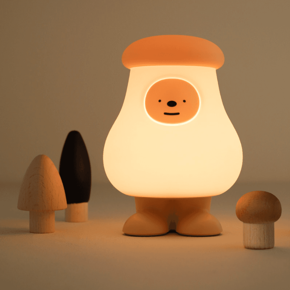어리롭다 꼬마버섯 LED 무드등 침실등 수면등