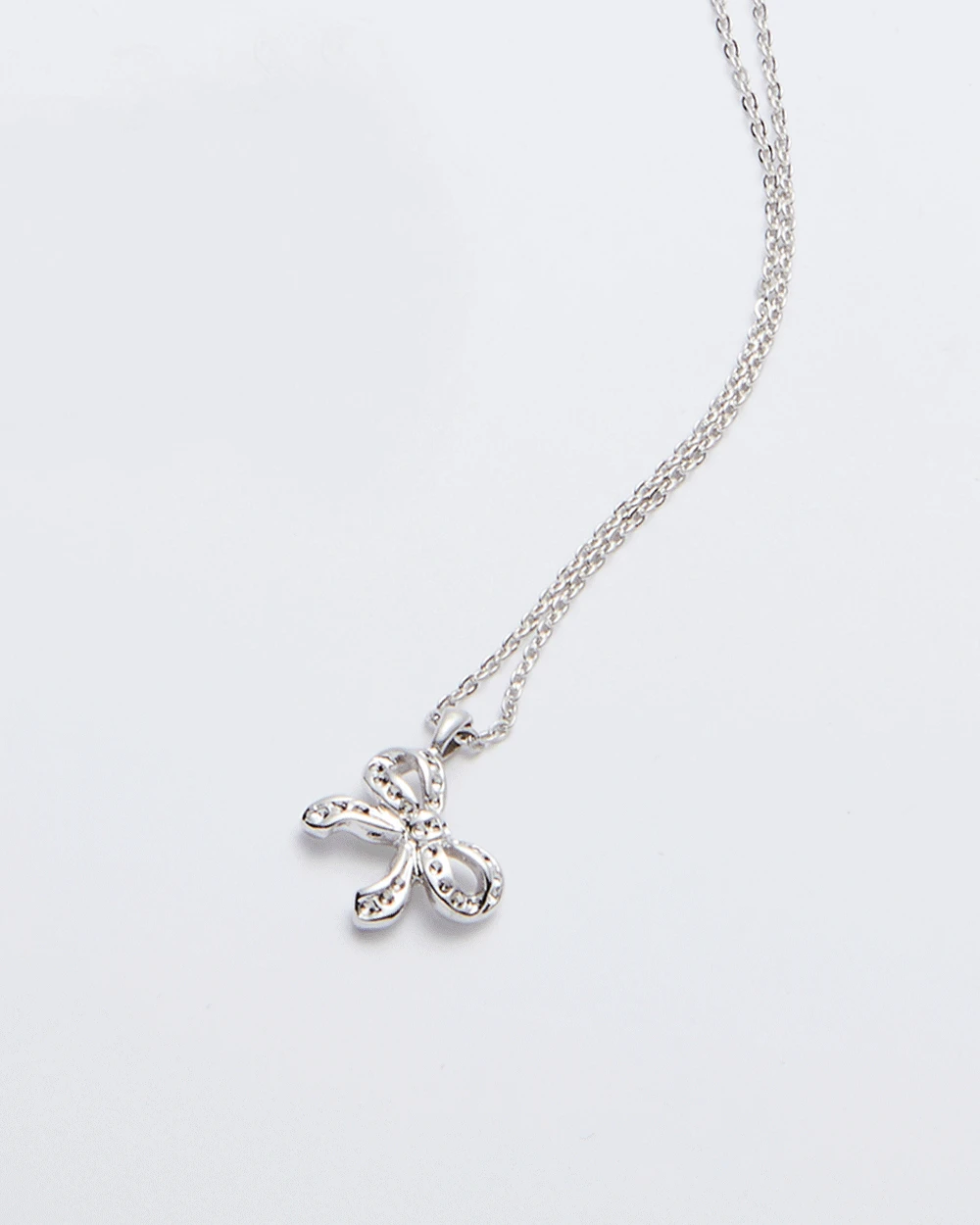[Silver925] Airy Ribbon Necklace