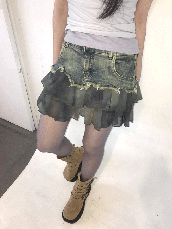 grunge fairy denim sk