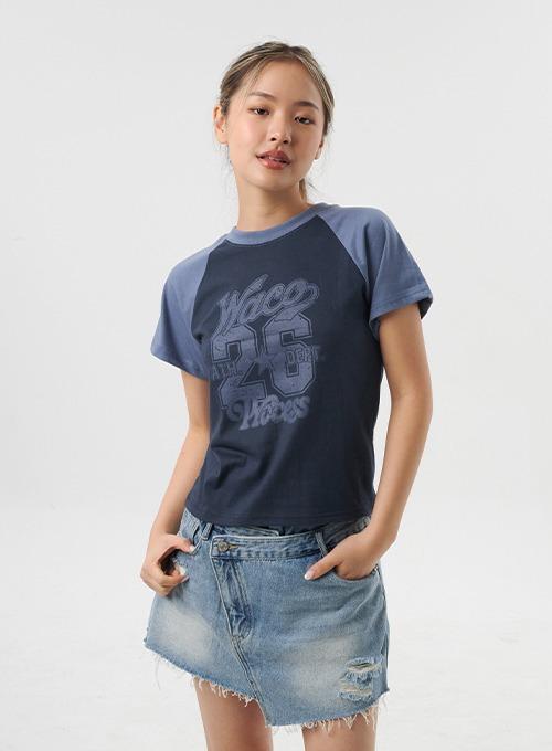 리펀 프린팅 나그랑 반팔티 CA2405