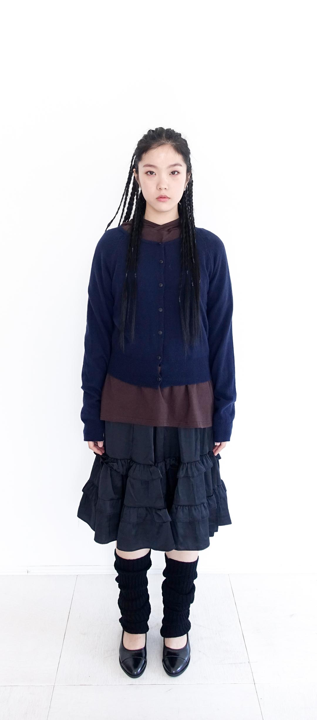 cashmere button cardigan