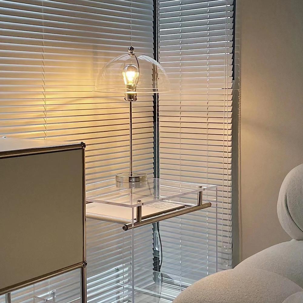 [WillB] 클리어 아크릴 포인트 테이블 램프 스탠드 조명