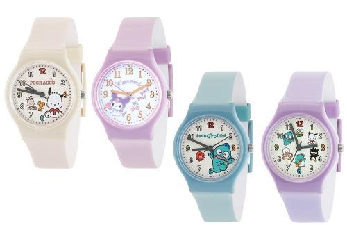산리오 패션 손목시계 '포차코/쿠로미/한교동/산리오캐릭터즈\'