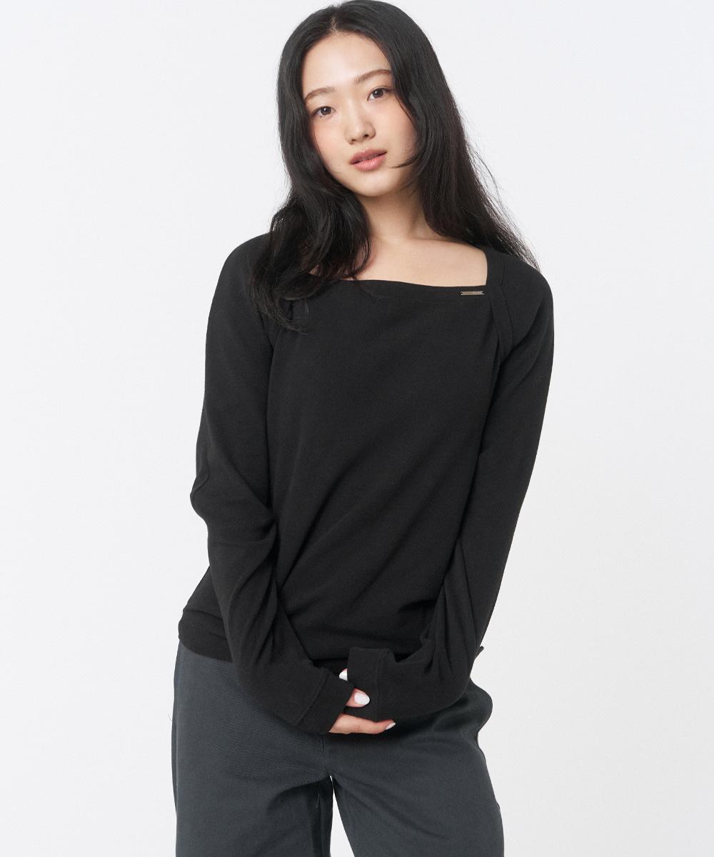 Bolero layered long sleeves BLACK