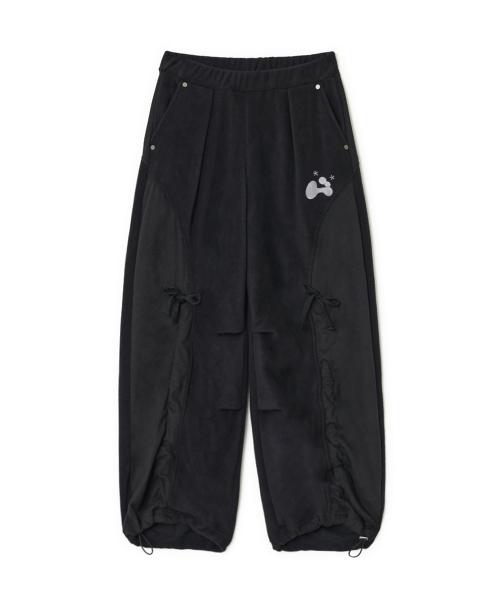 드로우 스트링 플리스 팬츠 (블랙)