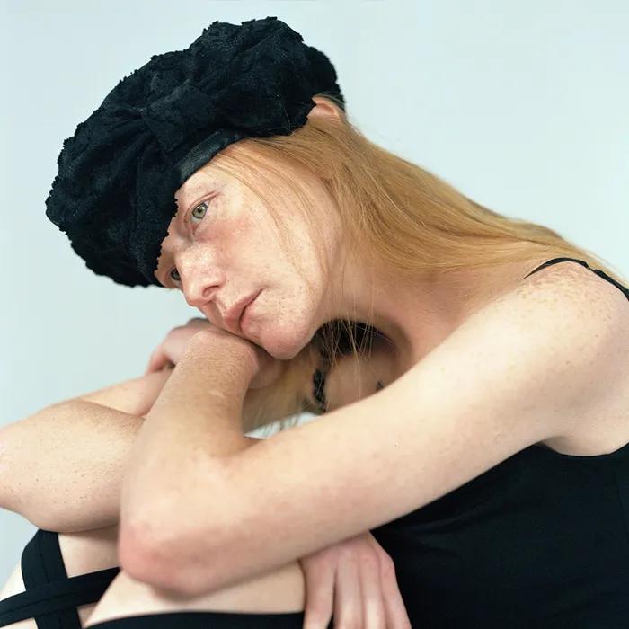 BOWL BERET_RIBBON_CLOUD BLACK