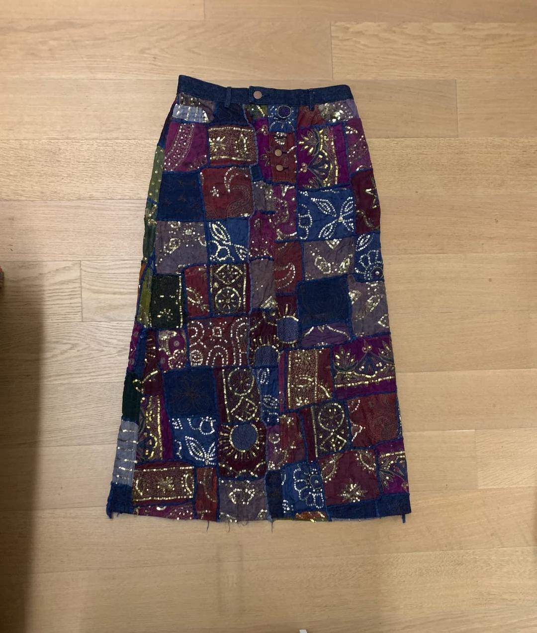 Gaultier jeans patchwork skirt | 후루츠패밀리