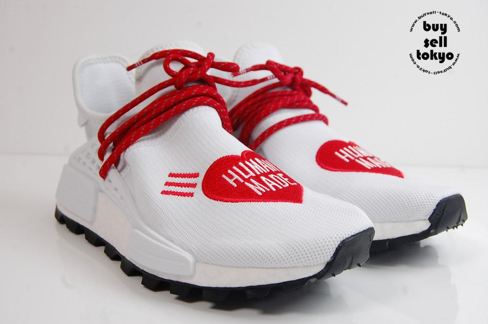 일본 휴먼메이드 아디다스 NMD 레드 HUMAN MADE PHARRELL ADIDAS NMD
