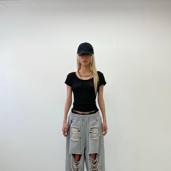MAX DAMAGE SWEAT PANTS_MELANGE