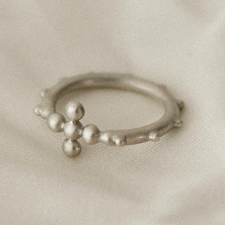 Rosary Ring in silver