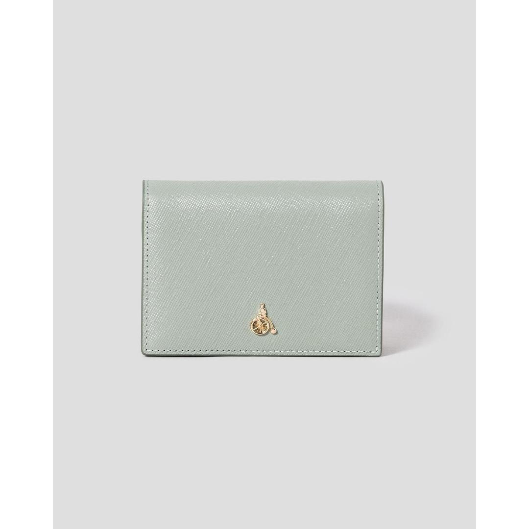 [선물포장] 루시 사피아노 2단 명함지갑 - 라이트 그린 (BE51A4M11L)