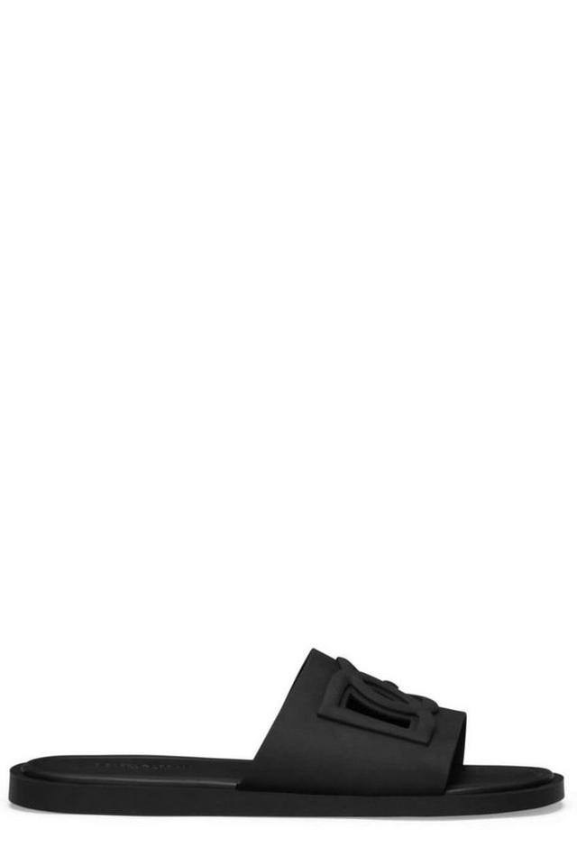 Dolce & Gabbana Logo Embossed Slides