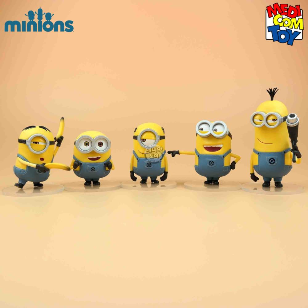 미니언즈 피규어 밥 데이브 스튜어트 벨 팀 유니버셜 스튜디오 굿즈메디콤토이 UDF