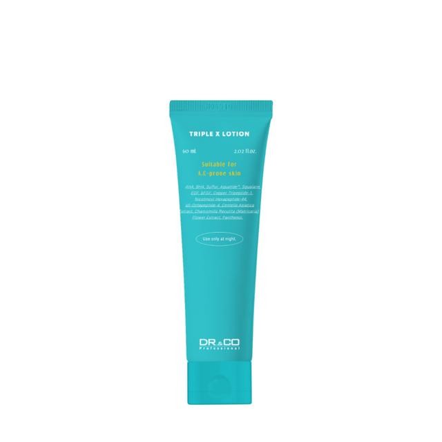 닥터앤코 트리플 엑스 로션 60ml 트러블 특수 로션 피지조절 모공 각질제거
