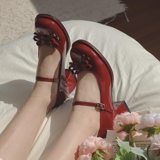 슈로즈 메리제인 펌프스 힐 (5cm)