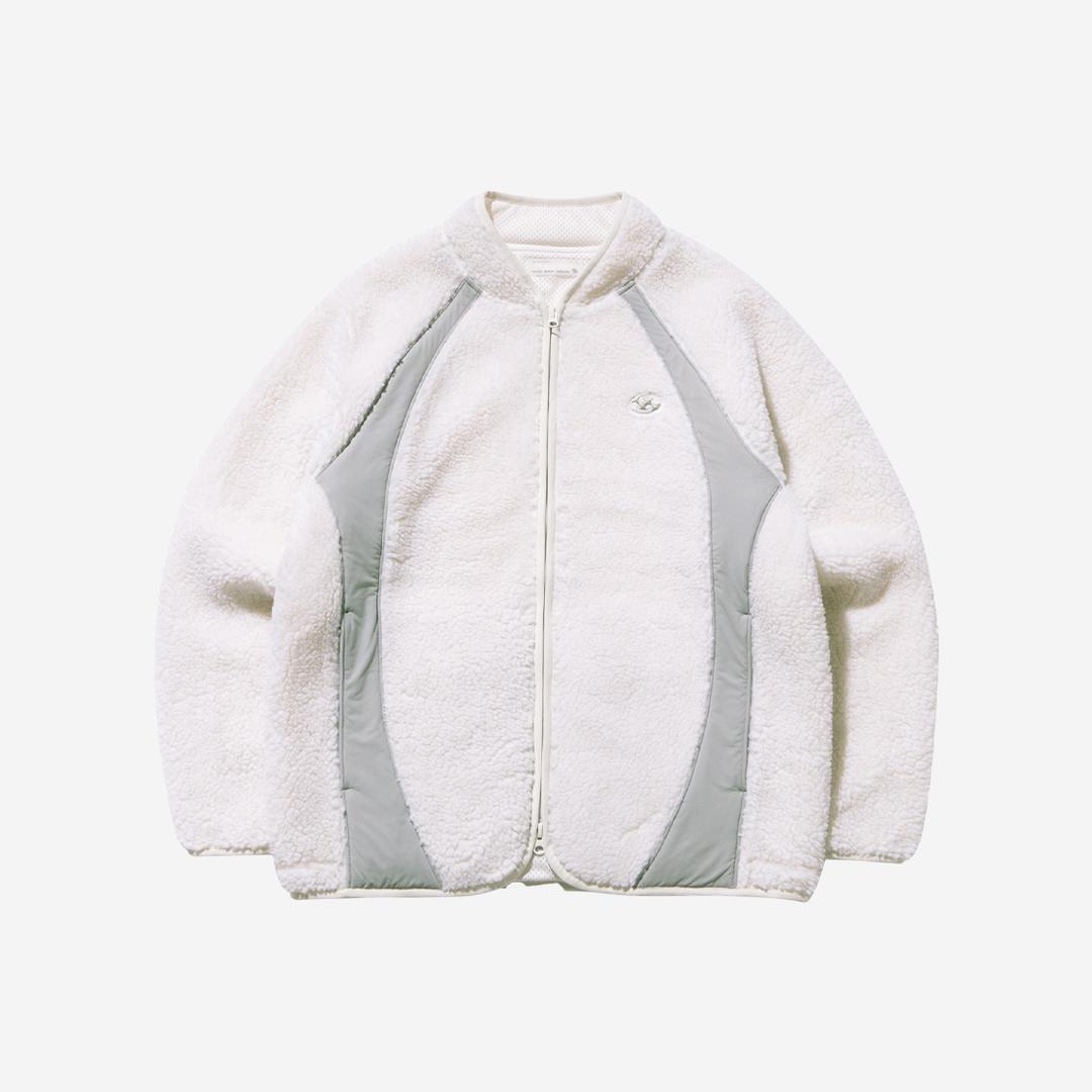 Sansan Gear Fleece Jacket Ivory - 23FW