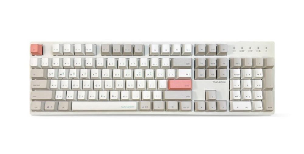 [도착보장] 씽크웨이 토체프 유무선 기계식 키보드 BW 웜톤베이지 갈축