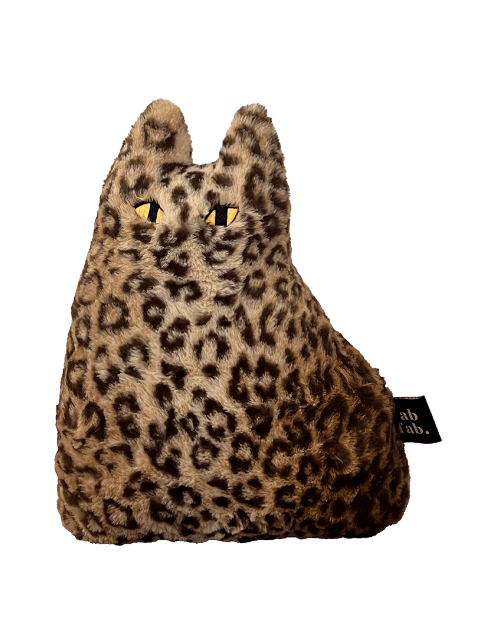 Fat cat cushion ( Brown Leopard )
