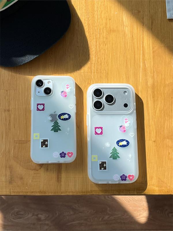 겨울의 작은 조각들 • 반투명 젤리 케이스 • 아이폰 13mini