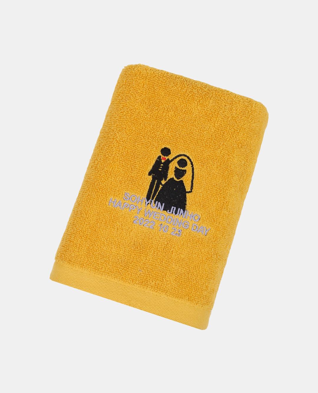 웨딩자수 + 타월 / 박스 선택