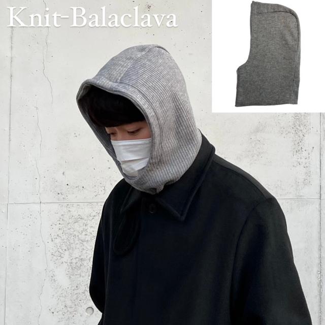 바라클라바 니트 후드 넥워머 남자 여자 공용 오버핏 빅사이즈 겨울 방한 후드워머