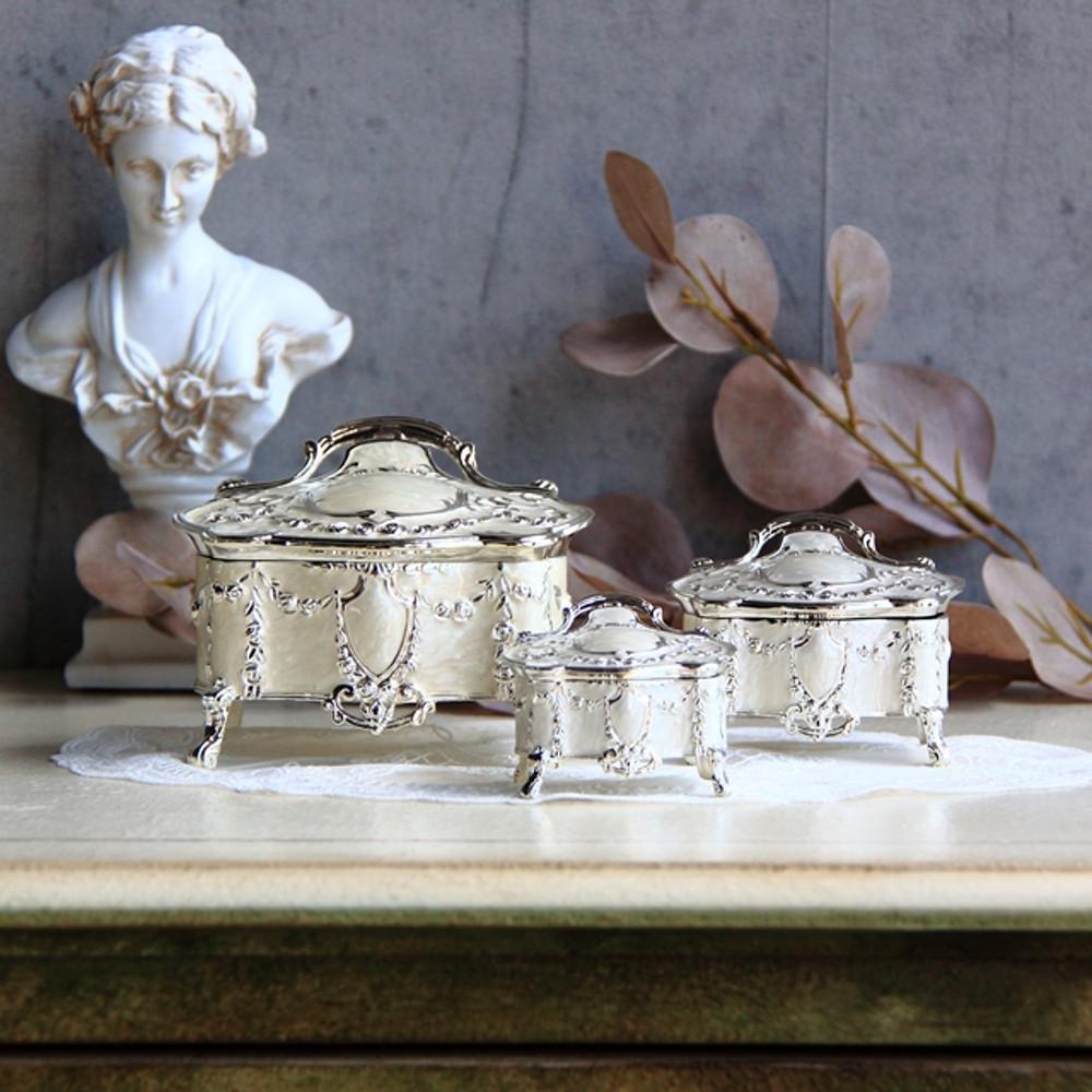 동유럽 앤틱 실버 보석함 악세사리 케이스