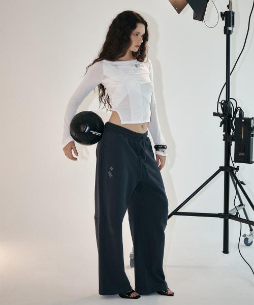 North Wide Sweat Pants (Navy Chacoal)