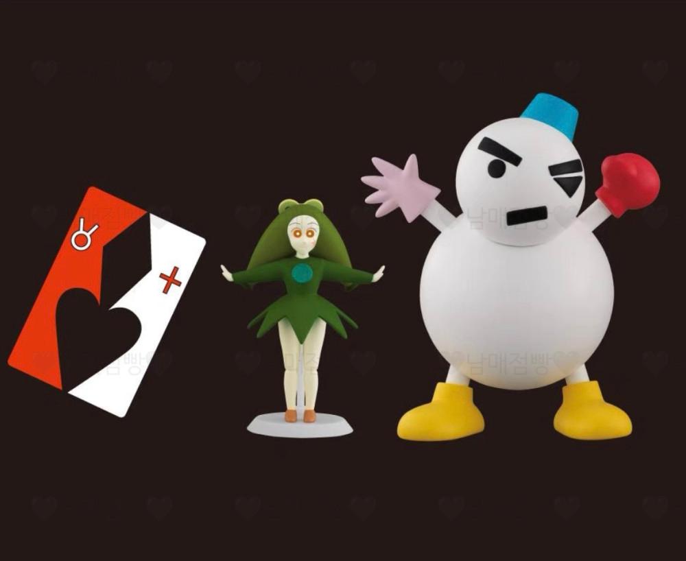 짱구 극장판 핸더랜드의 대모험 토페마 마페트 스노우맨 피규어 세트