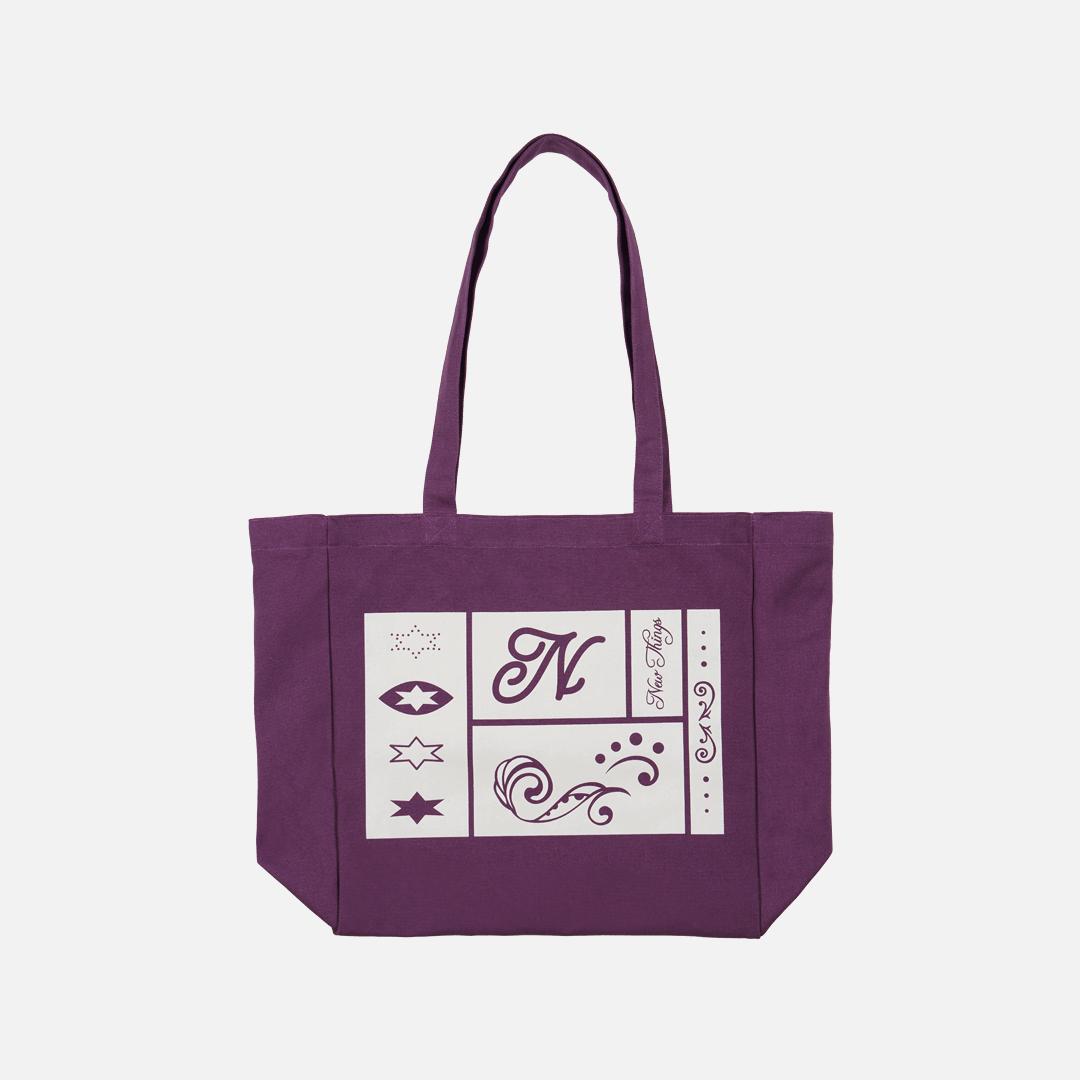 new things canvas bag-purple