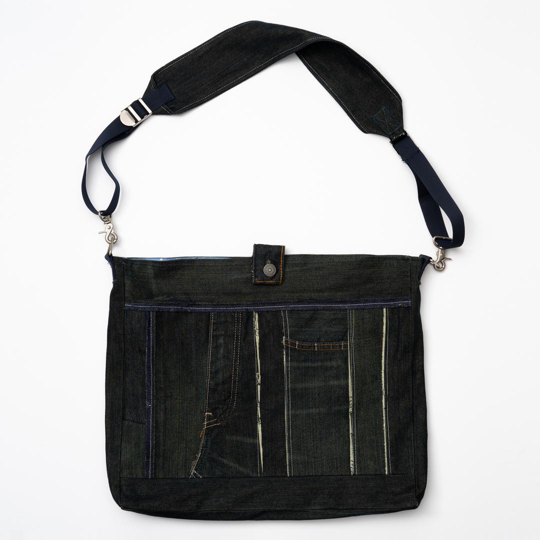 [Idle Edition] Remake Denim Messenger Bag-2