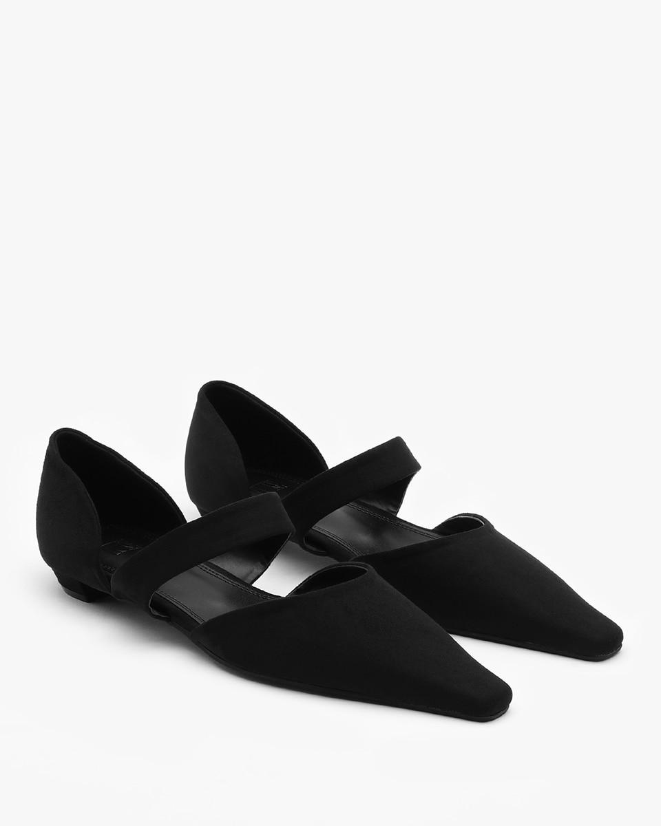 MOUH Suede Flats_Black