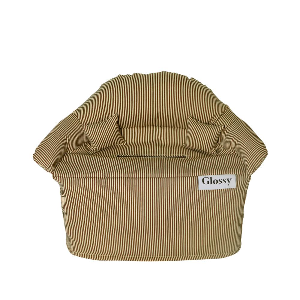 Sweety stripe sofa tissue cover(brown)