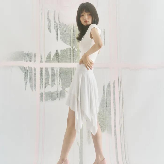 Ballerina Drape Skirt ver.1 (WHITE)