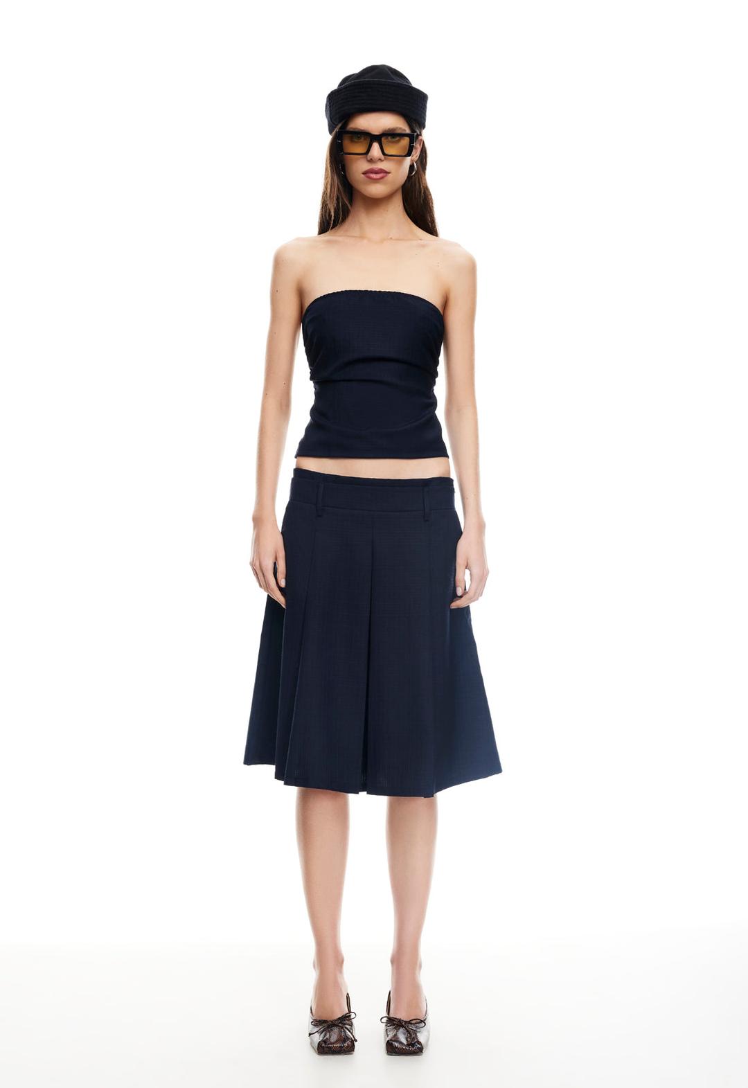 TWILIGHT TOP  - MIDNIGHT PLAID - XXS / MIDNIGHT PLAID