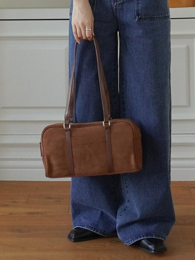 [*12/4일 예약구매 Suede nuts bag_brown]