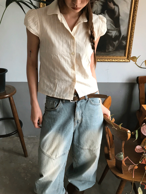 (당일발송) butter blouse