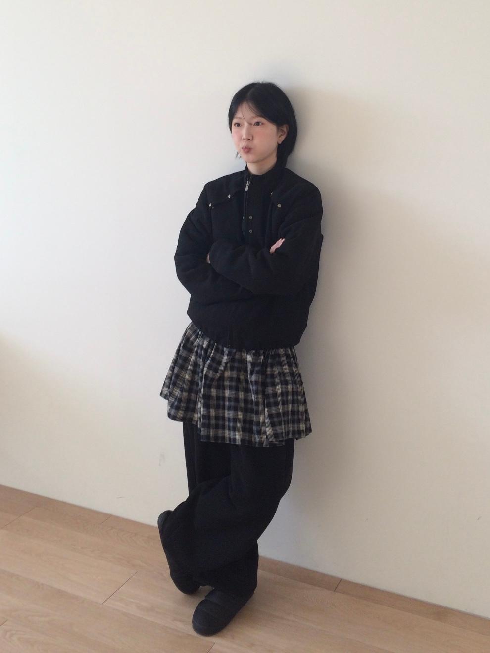 회렌 캐스팅 누빔 점퍼 (2color)