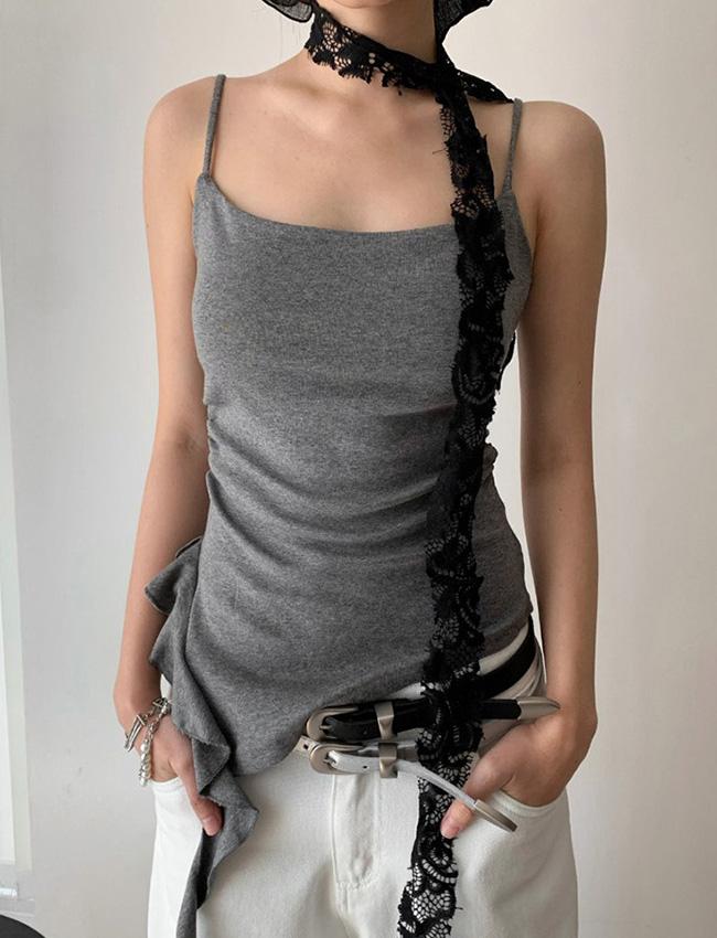 파르 언발 프릴 나시 (3color)