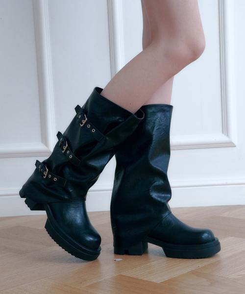 던컨 버클 미들부츠 412546013 (6cm)