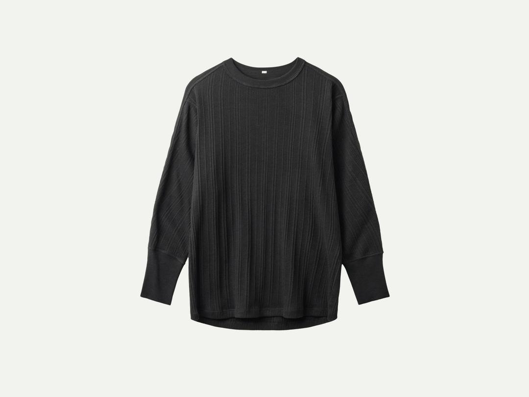 Via Celia ribbed T-shirt (Black)