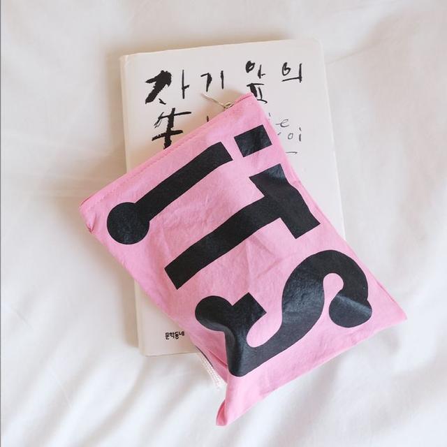FRUiTS COLOR POUCH - LOVELY PINK BLACK
