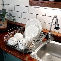 올 스텐 주방 식기건조대 1단/2단 4type