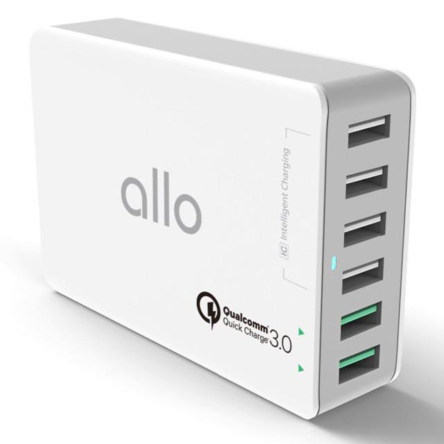 고속 멀티 충전기 UC601QC3 아이폰 아이패드 핸드폰 휴대폰 갤럭시 6포트 USB