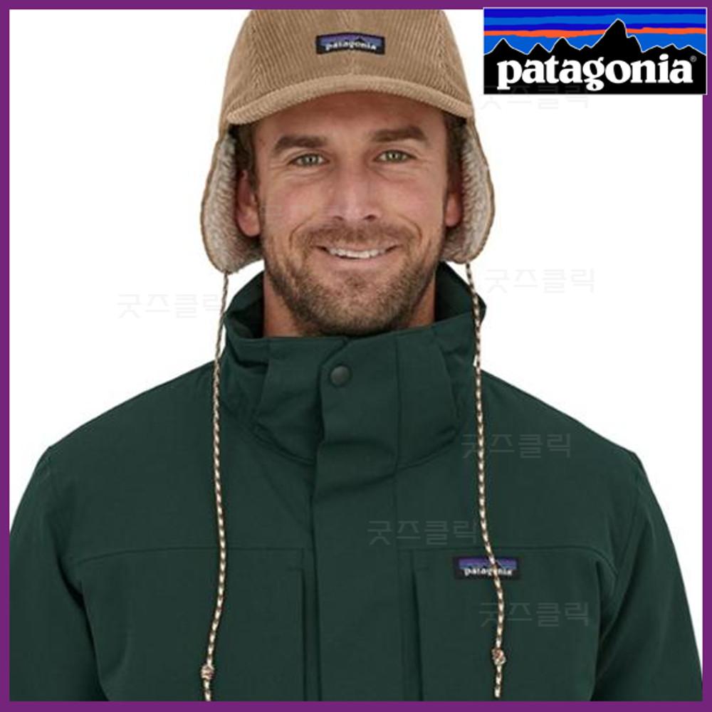 파타고니아군밤모자 파타고니아 코르듀로이 이어플랩 캡 트래퍼햇 귀마개 양털 모자