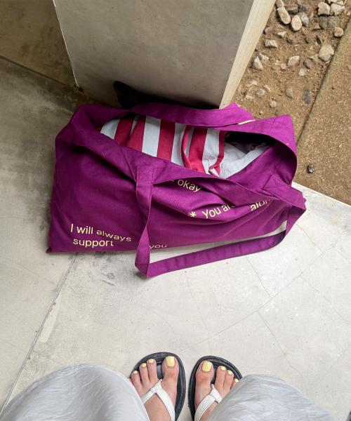 [3월 3일 예약 출고] 코지 웨어 백 - 퍼플