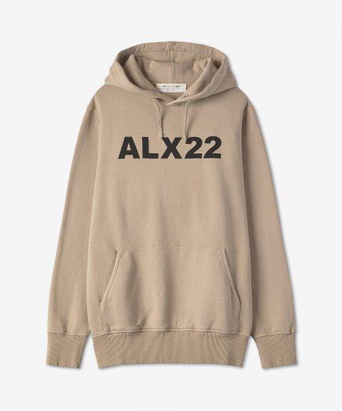 남성 로고 프린트 후드 - 내추럴 다크 / AAMSW0121FA01BEG0013
