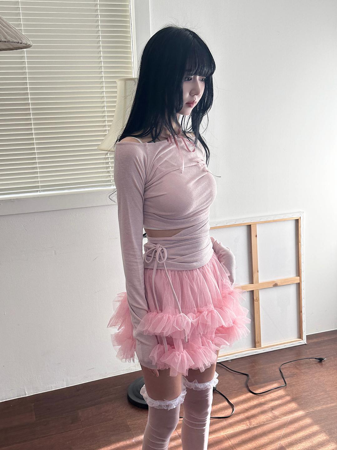 FRUITY SELECT - String Top (PINK/WHITE/BLACK) / 2~4일 소요