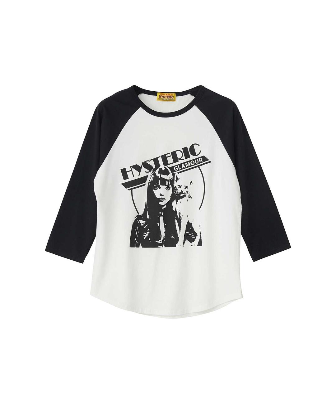 HYSTERIC WOMAN CAT 7분 소매 T셔츠 | HYSTERIC GLAMOUR WOMEN | HYSTERIC GLAMOUR ONLINE STORE 히스테릭 매력 온라인 스토어