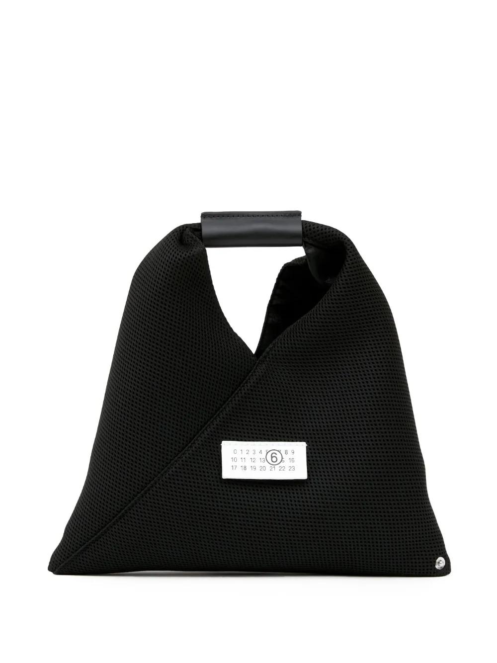 MM6 Maison Margiela 숫자 모티프 메시 토트 백  | 블랙 | FARFETCH KR