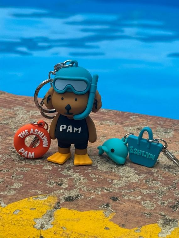 SCUBA PAM KEYRING SET